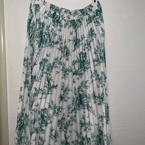 H&M Pleated mid-length Skirt